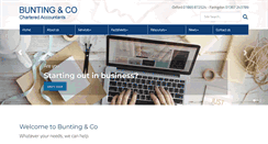 Desktop Screenshot of buntingaccountants.co.uk